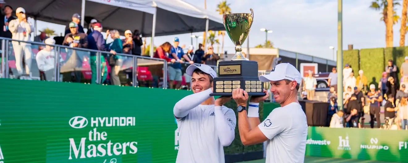 The Johns brothers won gold in men's doubles on Sunday.