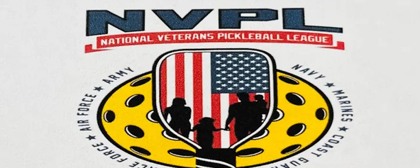 The National Veterans Pickleball League logo.