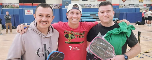 Pro Danny Jensen on a stop in Kuwait during his overseas trip.
