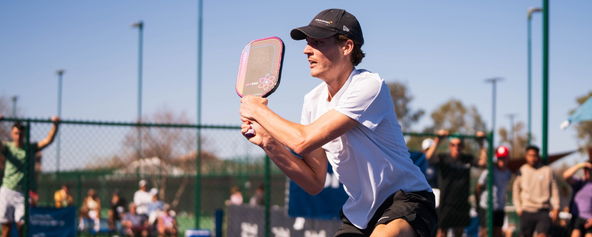 Tom Evans competing during the 2025 season.