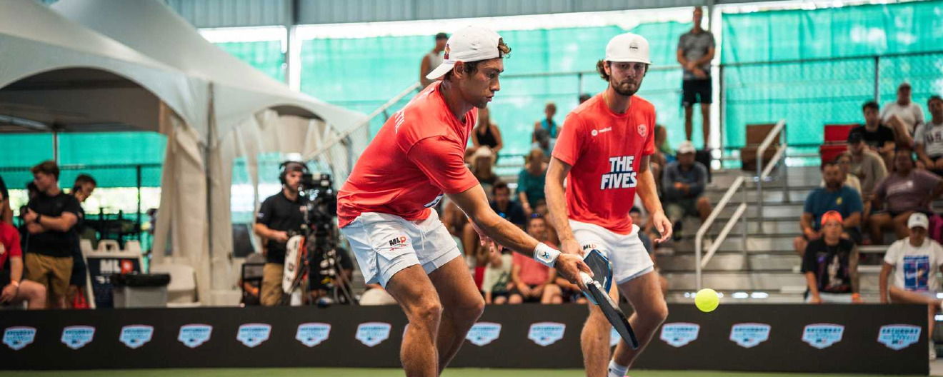 Zane Navratil and Will Howells competing for the New Jersey 5s at MLP Daytona Beach.