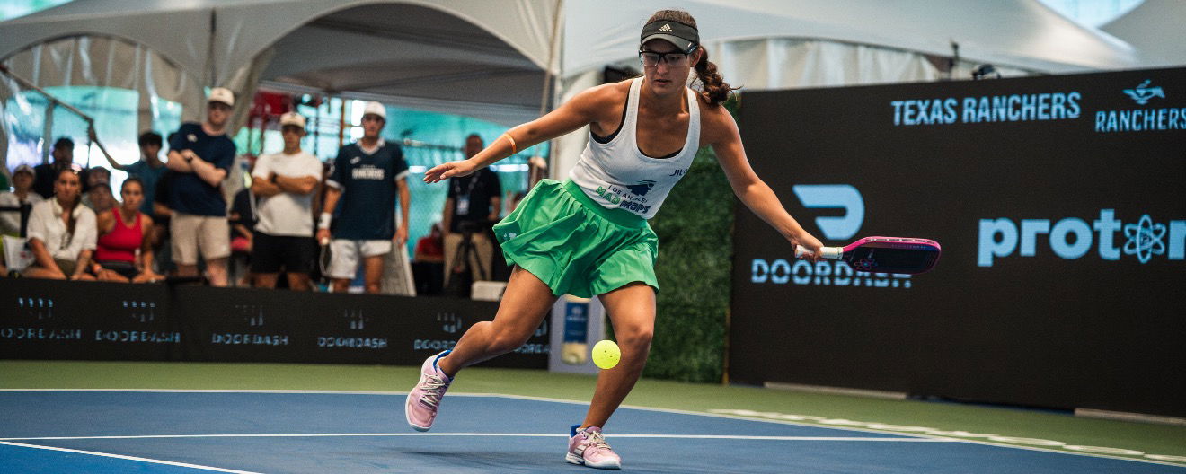 Jade Kawamoto competing for the LA Mad Drops earlier this season.