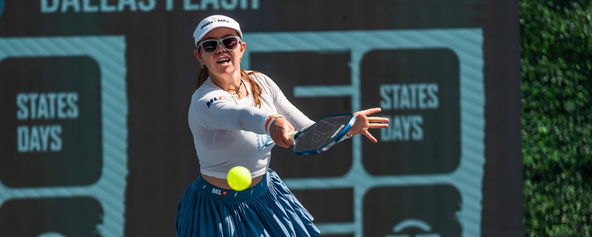 Jorja Johnson competing for the Dallas Flash.