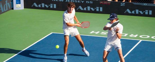 Gabe Tardio and Hayden Patriquin competing for the St. Louis Shock at the Edward Jones MLP Mid-Season Tournament.