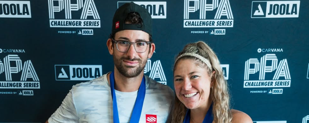 Anouar Braham and Nicole Conard sit atop the mixed doubles rankings.