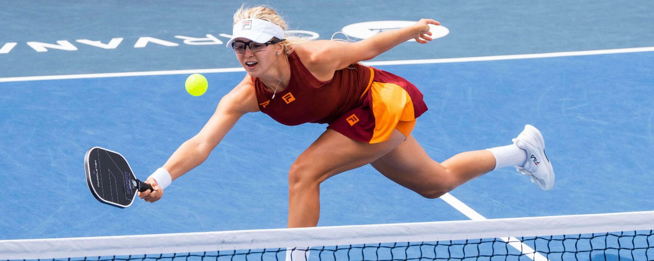 Anna Leigh Waters playing pickleball