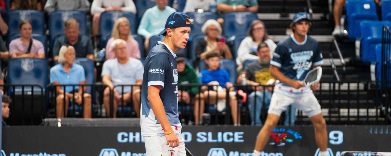 Max Freeman and James Ignatowich competing for the Chicago Slice at the Marathon MLP St. Louis.