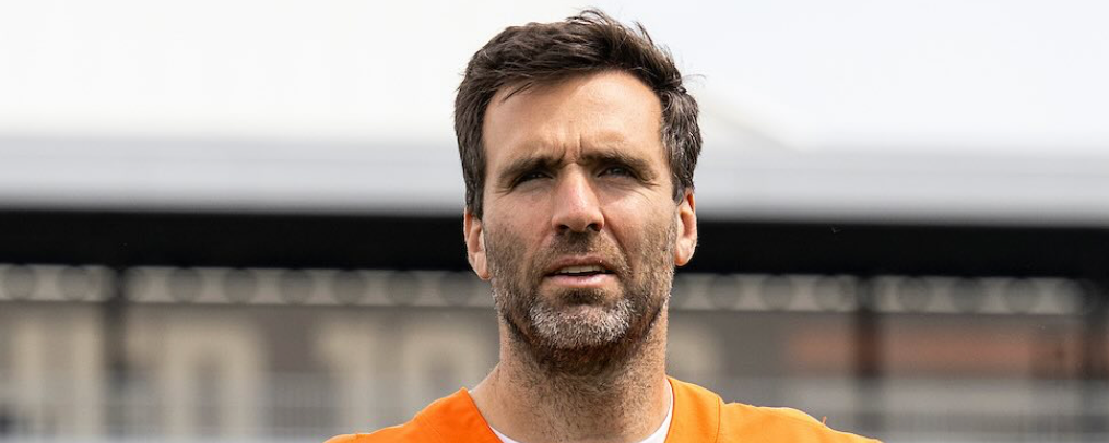 Joe Flacco in a Cleveland Browns uniform.