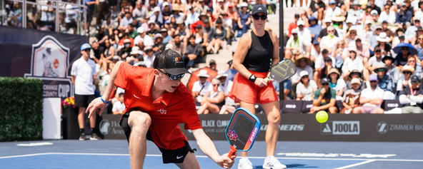 CJ Klinger and Mari Humberg competing at the Select Medical Orange County Cup.