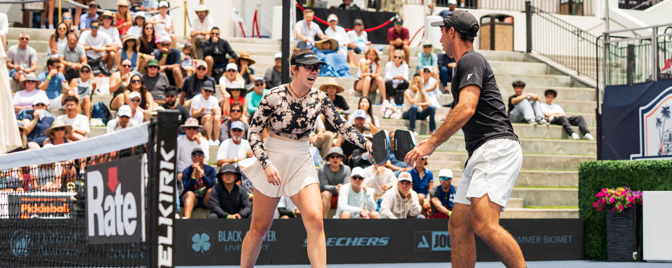 Jorja Johnson and JW Johnson competing at the Select Medical Orange County Cup.