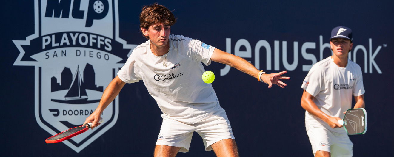 Gabe Tardio and Hayden Patriquin competing for the St. Louis Shock.