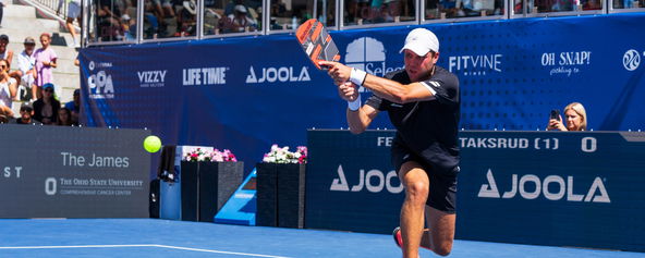 Chris Haworth competing at the PPA Orange County Cup in 2024.