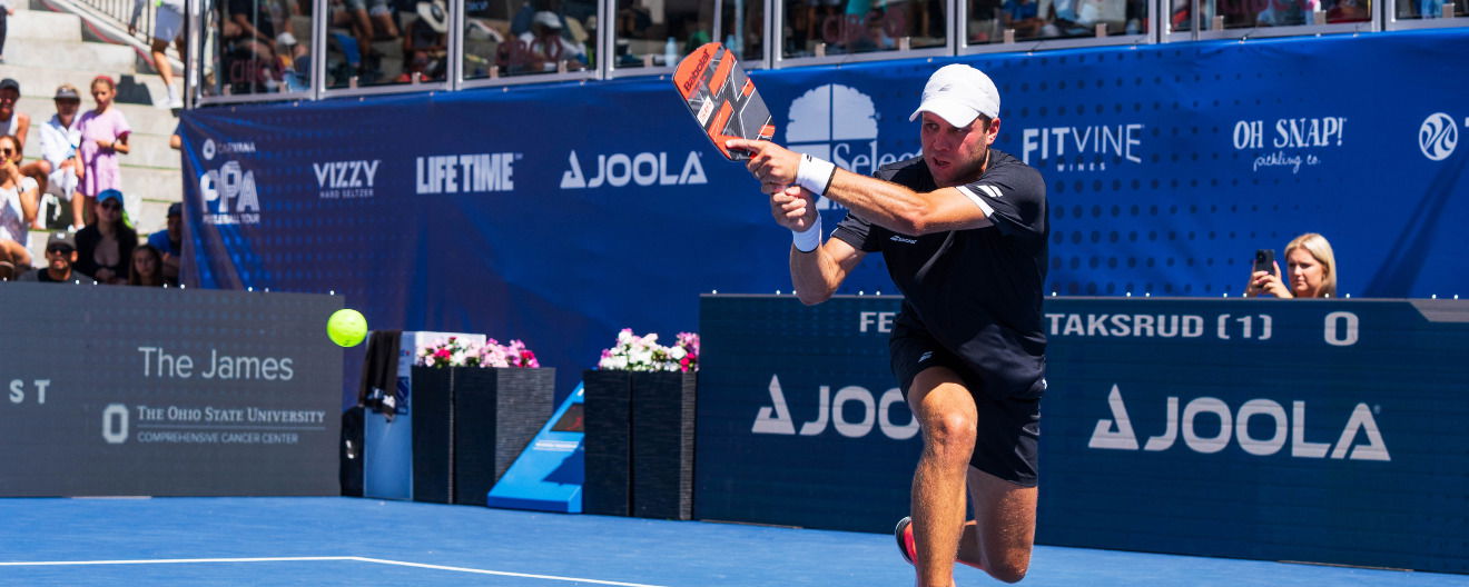 Chris Haworth competing at the PPA Orange County Cup in 2024.