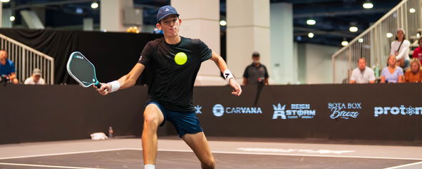 John Lucian Goins competing at the Walgreens Open at the Las Vegas Strip.