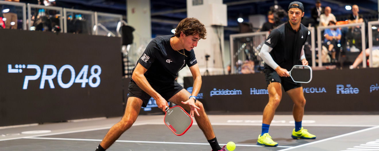 Gabe Tardio and Ben Johns competing at the Walgreens Open at the Las Vegas Strip.