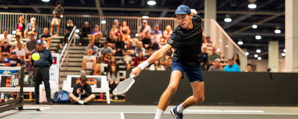John Lucian Goins competing at the Walgreens Open at the Las Vegas Strip.
