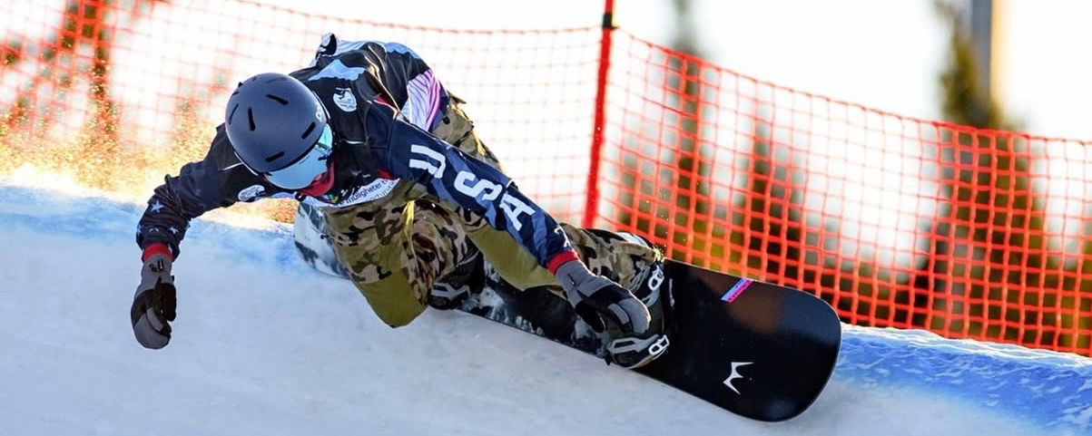 Zach Miller snowboarding