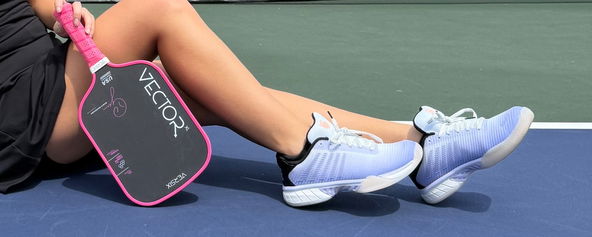 Light purple pickleball shoes 