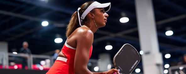 Hurricane Tyra Black competing at the Walgreens Open at the Las Vegas Strip.