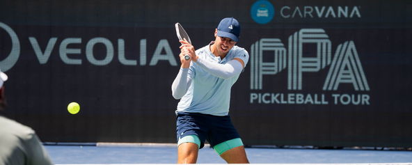 Ben Johns playing pro pickleball. 
