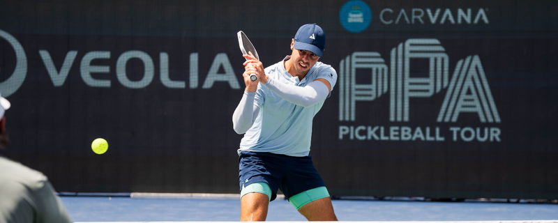 Ben Johns playing pro pickleball. 