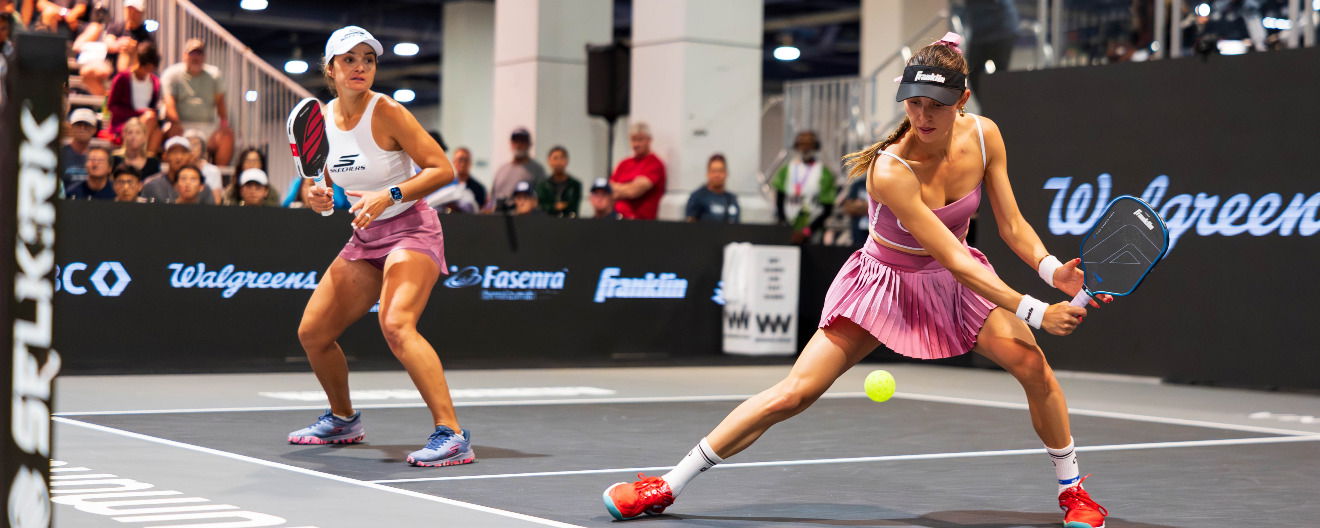 Parris Todd and Catherine Parenteau competing at the Walgreens Open at the Las Vegas Strip.