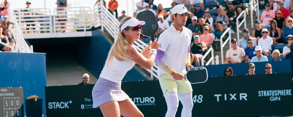 Anna Leigh Waters and Ben Johns comepting at the Veolia Cincinnati Showcase presented by Six Zero.