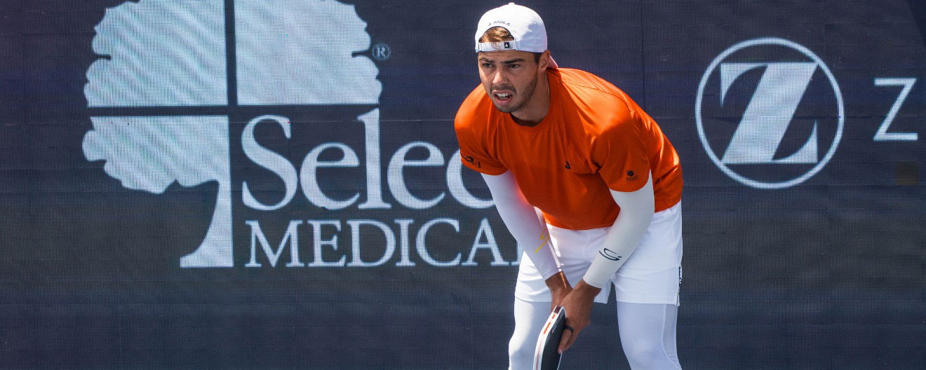 Ben Johns competing on the PPA Tour earlier this season.