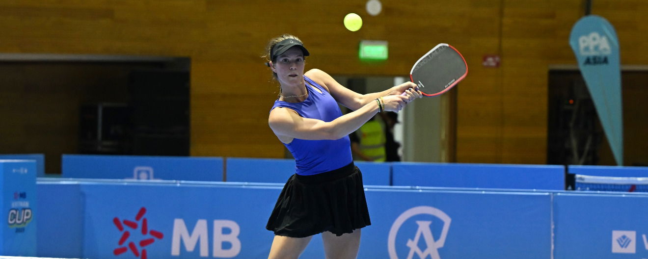 Liz Truluck competing at the MB Vietnam Cup.