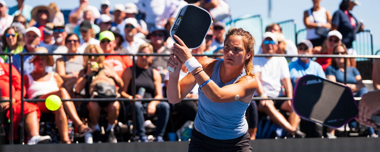 Lea Jansen competing at the Veolia Cape Coral Open.