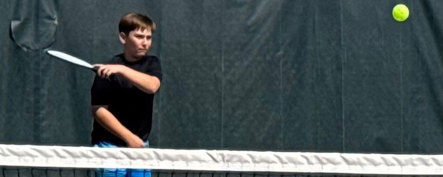 Michael Frankie on the pickleball court.