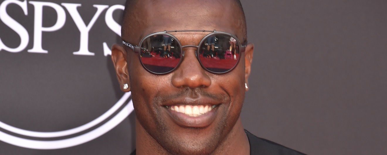 Terrell Owens on the red carpet at the ESPYs.