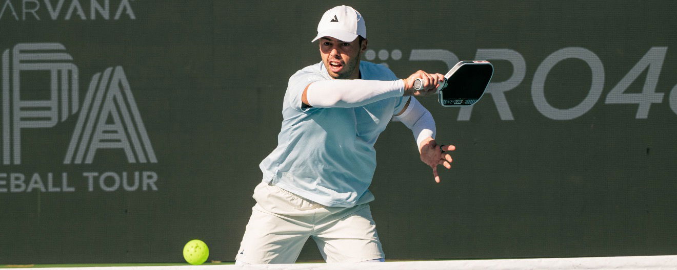 Ben Johns playing pro pickleball.