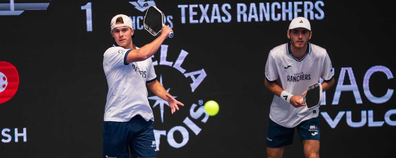 Wyatt Stone and Eric Oncins competing for the Texas Ranchers at MLP Salt Lake City.