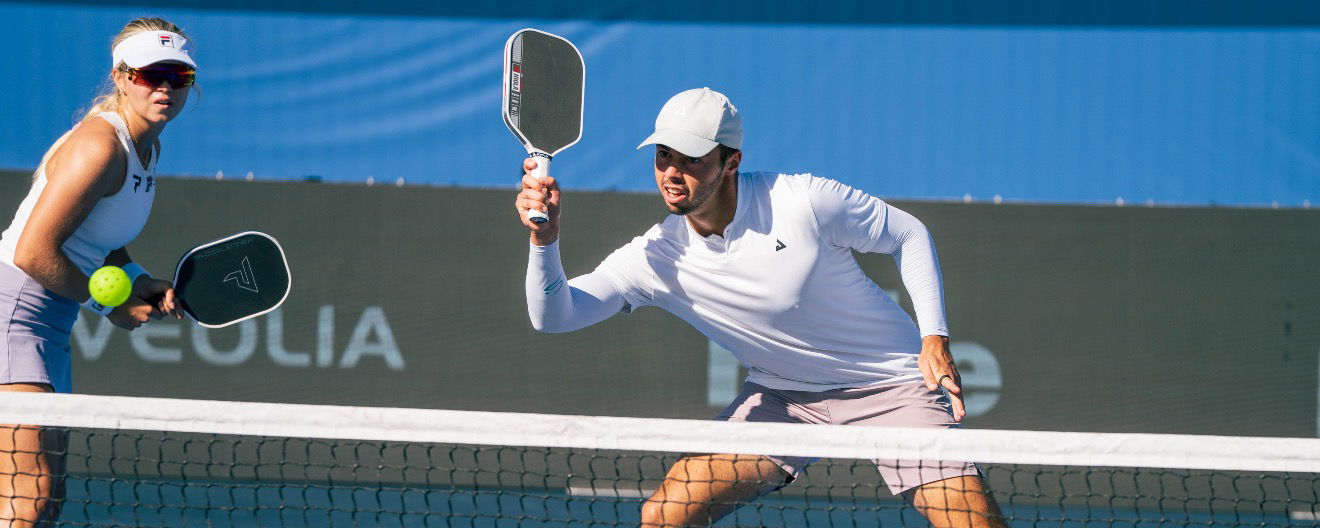 Anna Leigh Waters and Ben Johns competing in the Rate Vegas Cup.