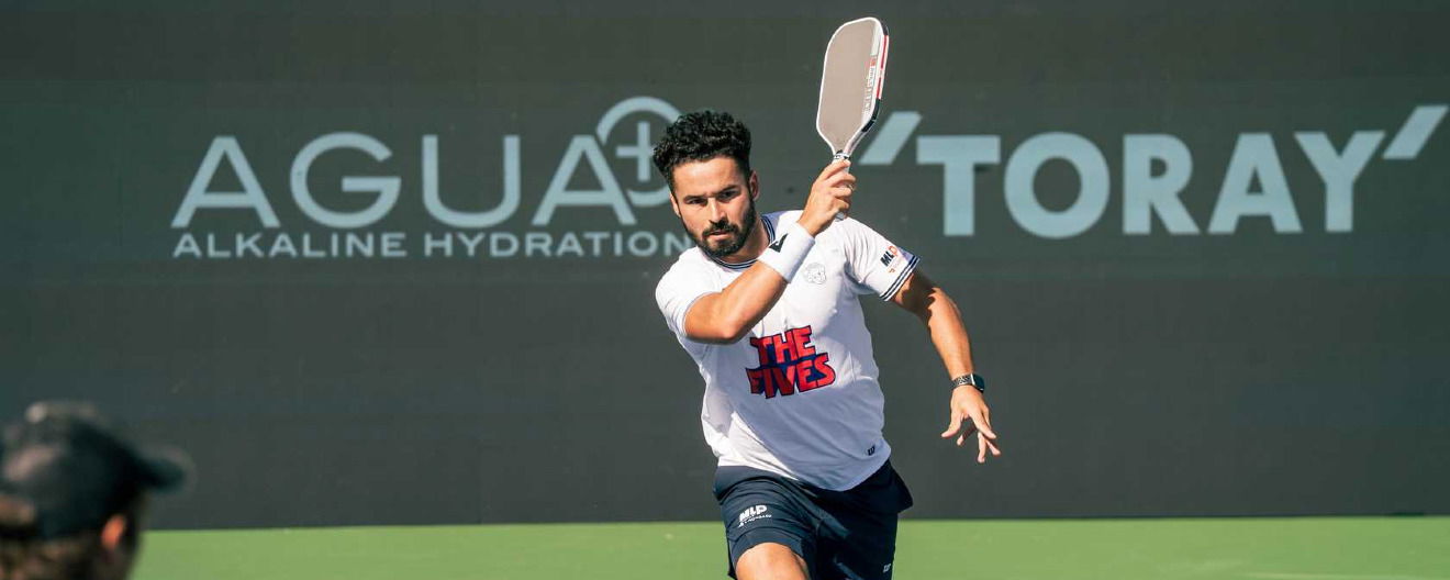 Noe Khlif competing for the New Jersey 5s at the Edward Jones MLP Cup.