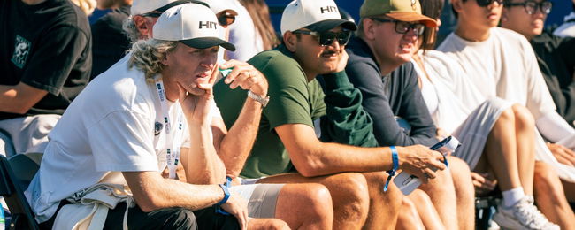 Tfue in the crowd at the Jenius Bank Pickleball World Championships.