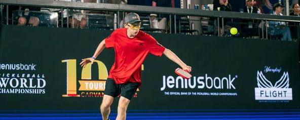 CJ Klinger playing pro pickleball