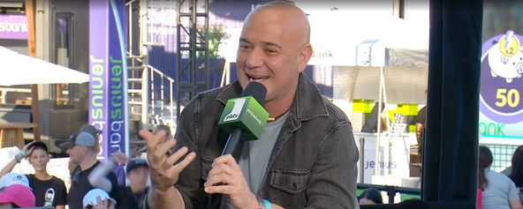 Andre Agassi talks with Pickleballtv.