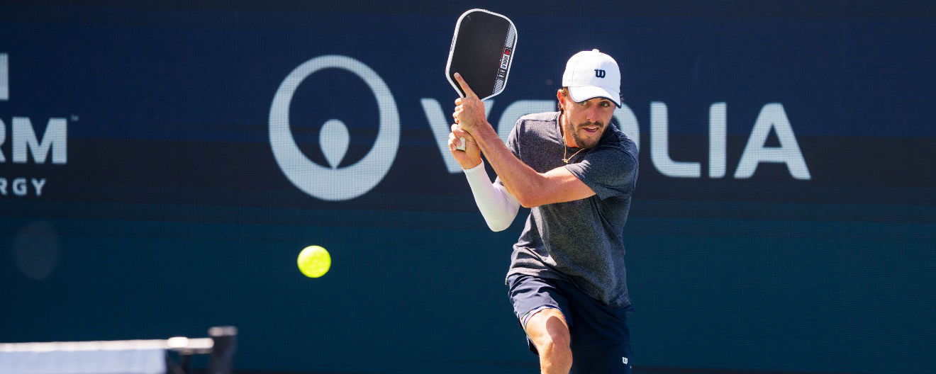 Hunter Johnson competing at the Veolia Bristol Open in August.