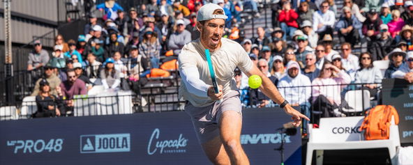 Federico Staksrud competing at Worlds in November.