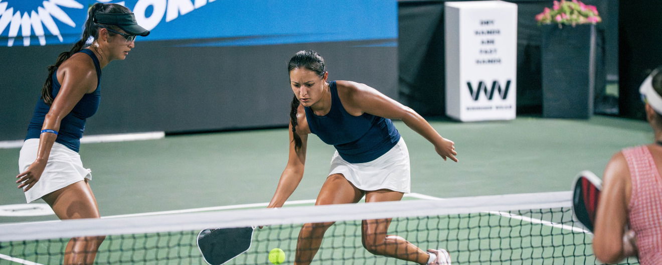 Jade and Jackie Kawamoto competing at the Veolia Lakeland Open presented by Six Zero.