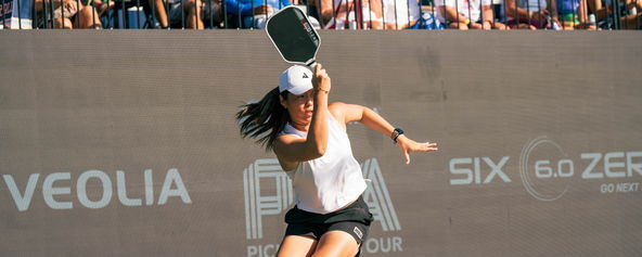 Zoey Wang competing at the Veolia Lakeland Open presented by Six Zero.