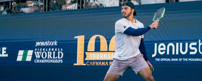 Ben Johns using the Razer x JOOLA - Perseus Pro IV 16mm at Worlds.