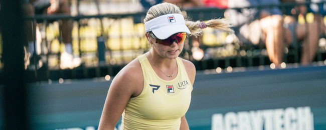 Anna Leigh Waters competing at the Veolia Lakeland Open presented by Six Zero.