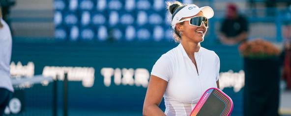 Jalina Ingram competing on the PPA Tour earlier this season.