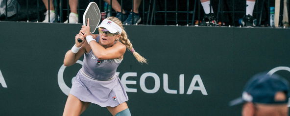 Anna Leigh Waters is partnering with Jorja Johnson in the Sunshine State this week.