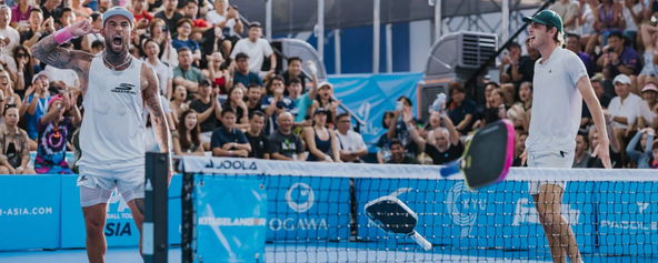 Photographer Ashok Kumar captured this image of Tyson McGuffin and Eric Oncins.