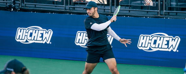 Ben Johns competing at the Jenius Bank Pickleball World Championships.