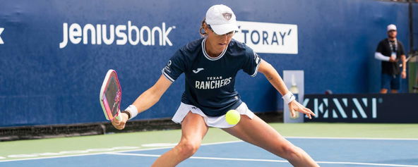 Kaitlyn Christian competing for the Texas Ranchers during the 2025 MLP Playoffs in San Diego, CA.